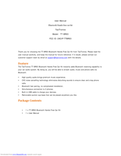 TaoTronics TT-BR03 User Manual