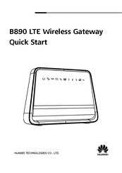 Huawei B890-66 Quick Start Manual