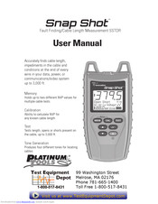 Platinum Tools Snap Shot User Manual