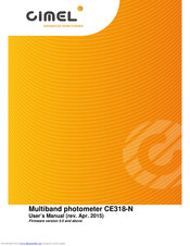 Cimel CE318-N User Manual