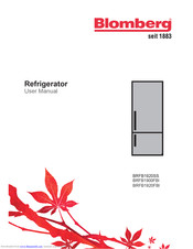 Blomberg BRFB1920SS User Manual