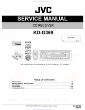 JVC KD-G369 Service Manual