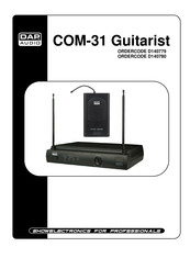 DAPAudio COM-31 Guitarist Manual