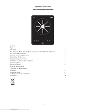 Fissler CJ-511C Operating Instructions Manual