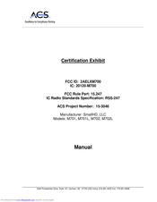 ACS M702 Manual