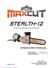 Maxcut MCS-H-S12 Operator's Manual