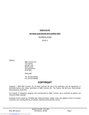 BMC Controls AQS610-EU-SF Technical Manual