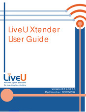 LiveU Xtender User Manual