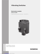 Siemens Sitrans LVL200 Operating Instructions Manual