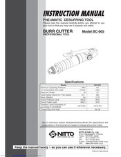 Nitto Kohki BC-005 Instruction Manual