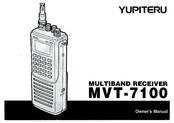 Yupiteru MVT-7100 Owner's Manual