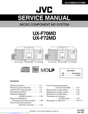 JVC UX-F70MD Service Manual