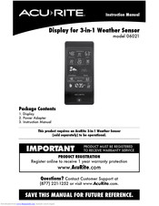 ACU-RITE 06021 Instruction Manual
