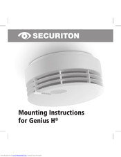 Securiton Genius H Mounting Instructions