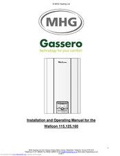 MHG Heating Wallcon 125 Installation And Operating Manual