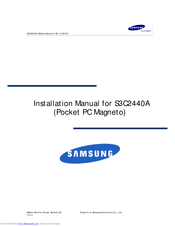 Samsung S3C2440A Installation Manual