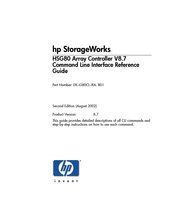HP HSG80 - StorageWorks RAID Array Controller Reference Manual