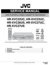 JVC HR-XVC27UC Service Manual