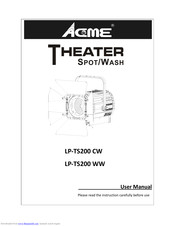 ACME LP-TS200 CW User Manual