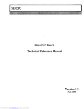 Xerox Dove Technical Reference Manual