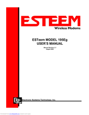 ESTeem 195Eg User Manual
