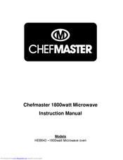 Chefmaster HEB643 Instruction Manual