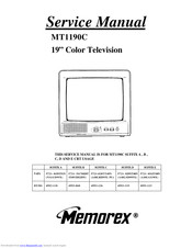 Memorex MT1190C Service Manual