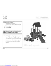 Sports Play 901-801 EXPLORER Installation Instruction