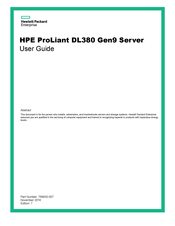Hp proliant DL380 GEN9 User Manual