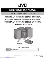 JVC UX-G357EV Service Manual
