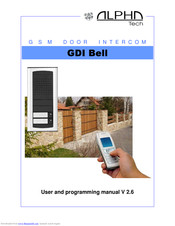 Alpha Technologies GDI Bell User And Programming Manual
