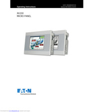 Eaton XV200 Operating	 Instruction