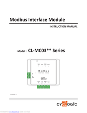 Cyclogic CL-MC03** Series Instruction Manual