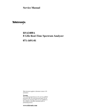 Tektronix RSA3408A Service Manual