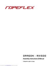 Ropeflex VORTEX-RX3300 Assembly & Instruction Manual