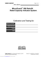GREER Company MicroGuard Manual