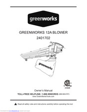 GreenWorks 2401702 Owner's Manual