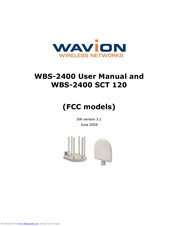 Wavion WBS-2400 SCT 120 User Manual