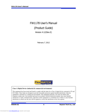 Flexwatch FW1178 User Manual