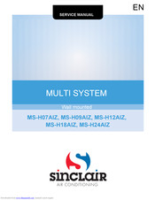 Sinclair MS-H12AIZ Service Manual