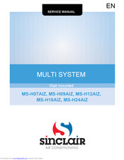 Sinclair MS-H09AIZ Service Manual