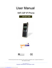 SafeCom SWSIP-1000 User Manual