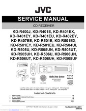 JVC KD-R506UH Service Manual