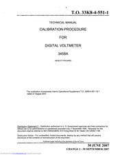 Hp 3458A Manuals | ManualsLib