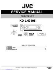 JVC KD-LH3105 Service Manual