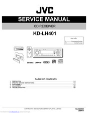 JVC KD-Lh401 Service Manual