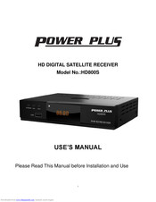Power Plus HD800S User Manual