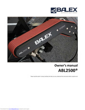 Balex ABL2500 Owner's Manual