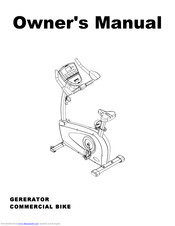 GREEN SERIES FITNESS 6000 Upright Owner's Manual