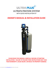 HomePlus UltraPlus+ UP-12 Owner's Manual And Installation Instructions